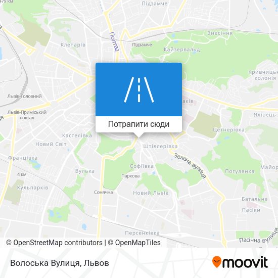 Карта Волоська Вулиця