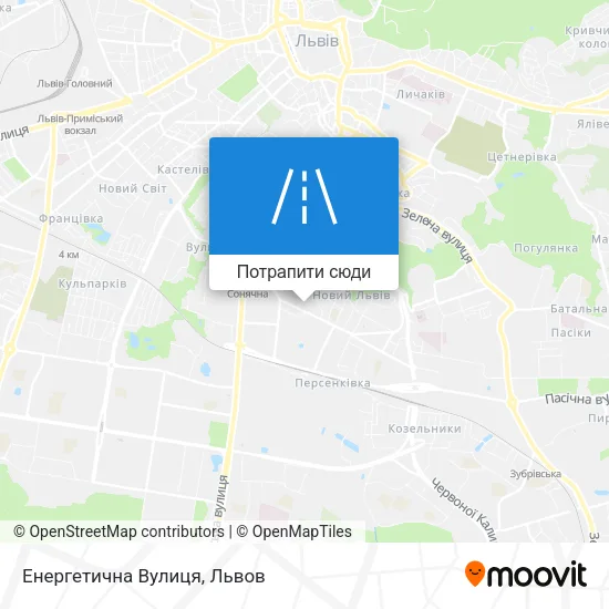 Карта Енергетична Вулиця