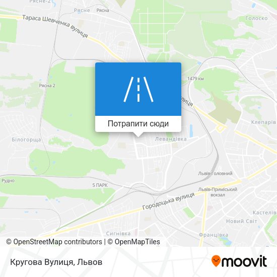 Карта Кругова Вулиця