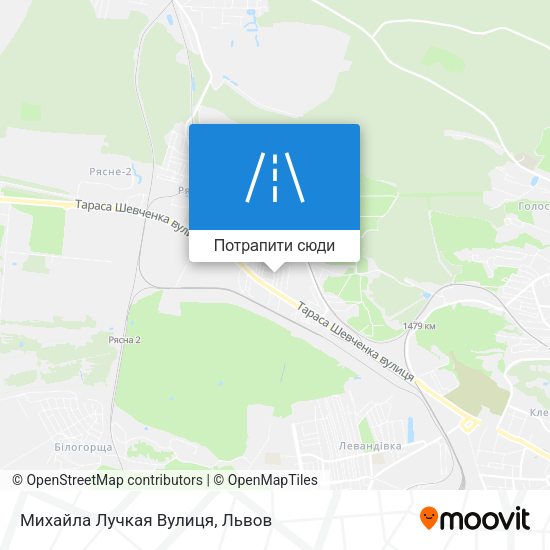 Карта Михайла Лучкая Вулиця
