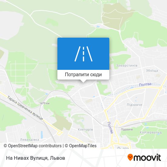 Карта На Нивах Вулиця