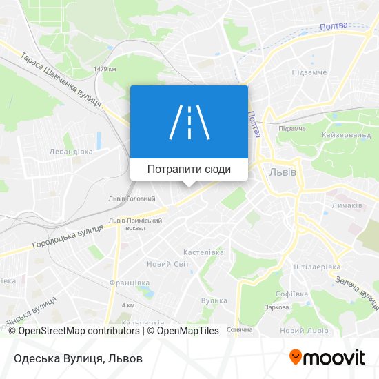 Карта Одеська Вулиця