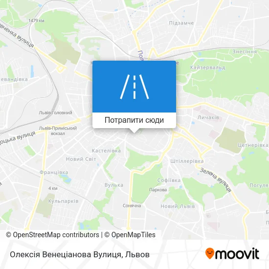 Карта Олексія Венеціанова Вулиця