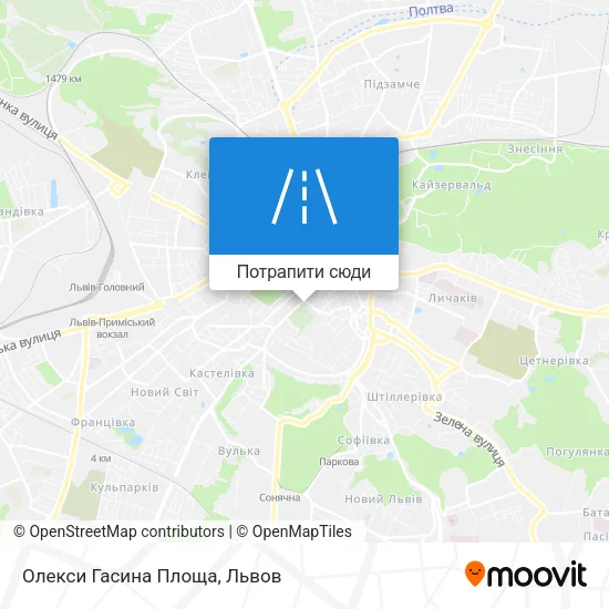 Карта Олекси Гасина Площа