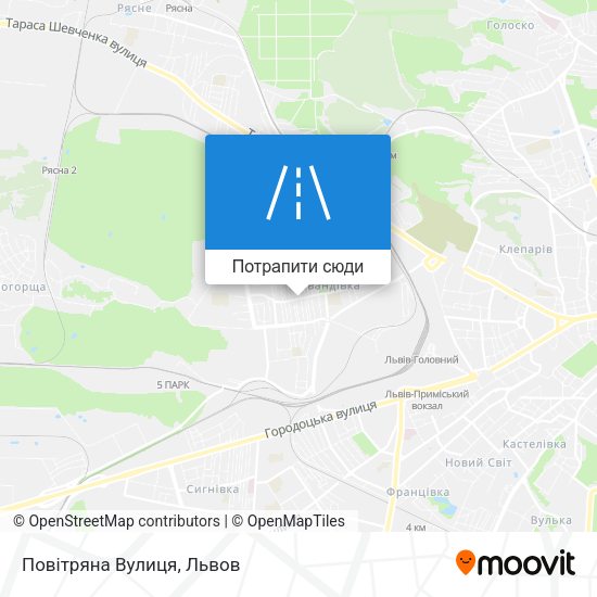 Карта Повітряна Вулиця