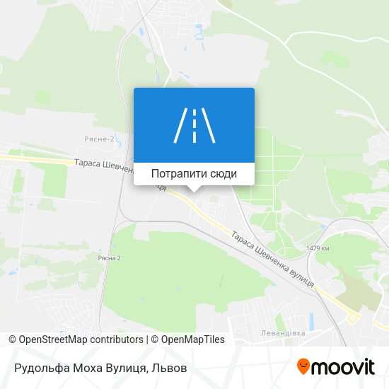Карта Рудольфа Моха Вулиця
