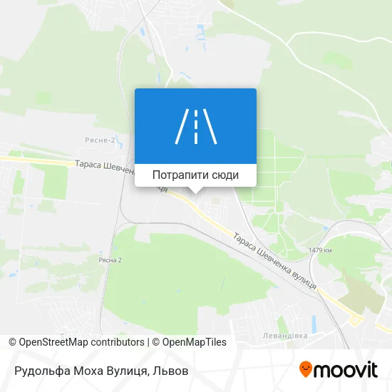 Карта Рудольфа Моха Вулиця