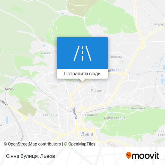 Карта Сінна Вулиця