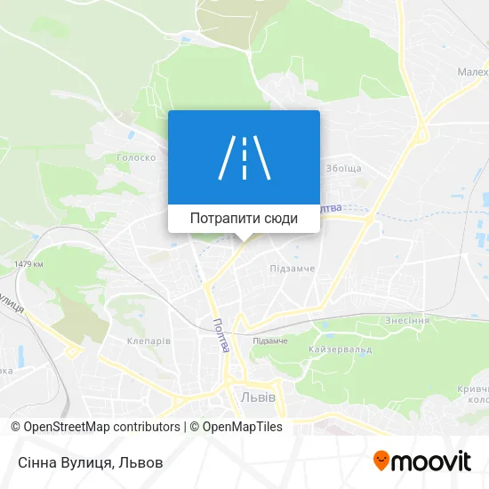 Карта Сінна Вулиця