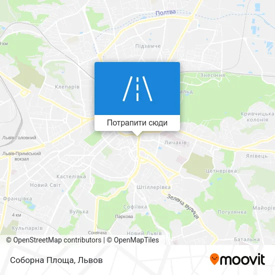 Карта Соборна Площа