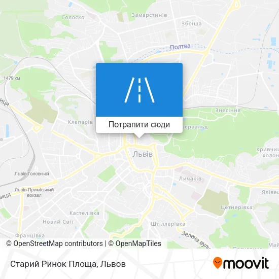 Карта Старий Ринок Площа
