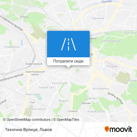 Карта Технічна Вулиця