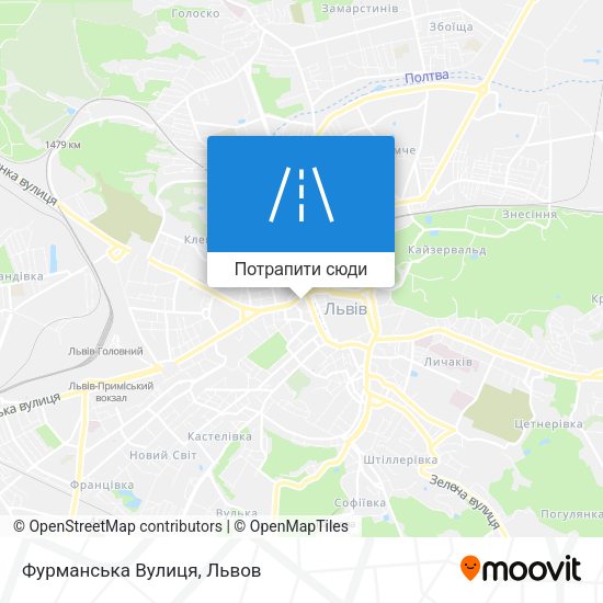 Карта Фурманська Вулиця