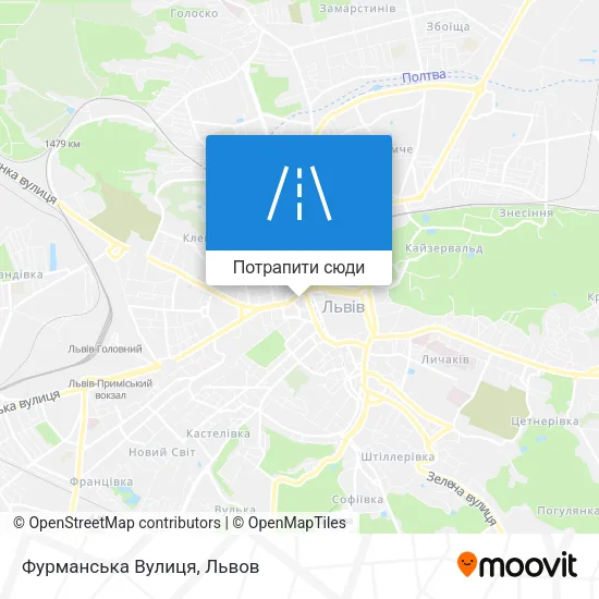 Карта Фурманська Вулиця