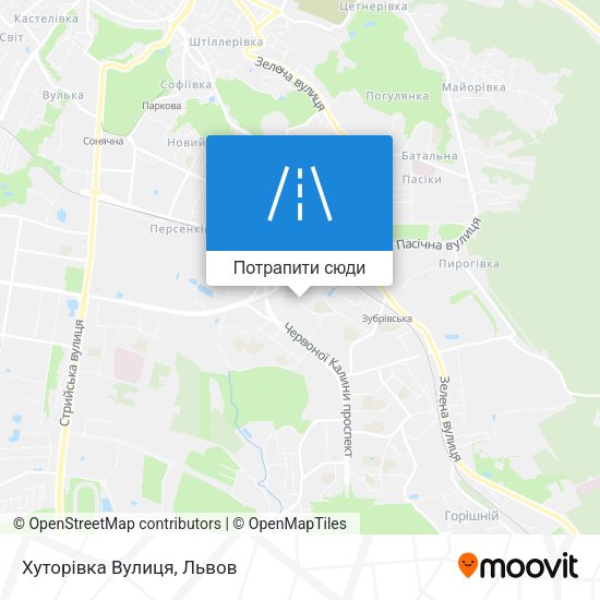 Карта Хуторівка Вулиця