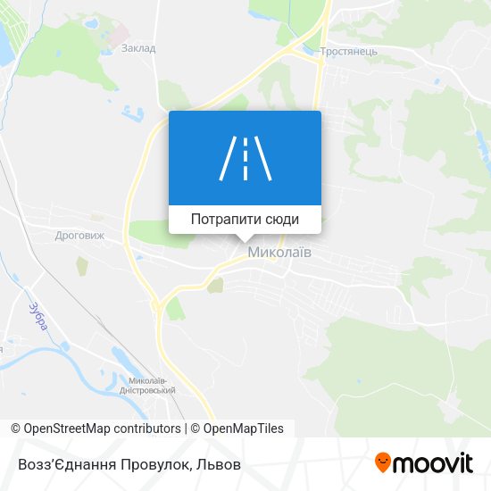 Карта Возз’Єднання Провулок