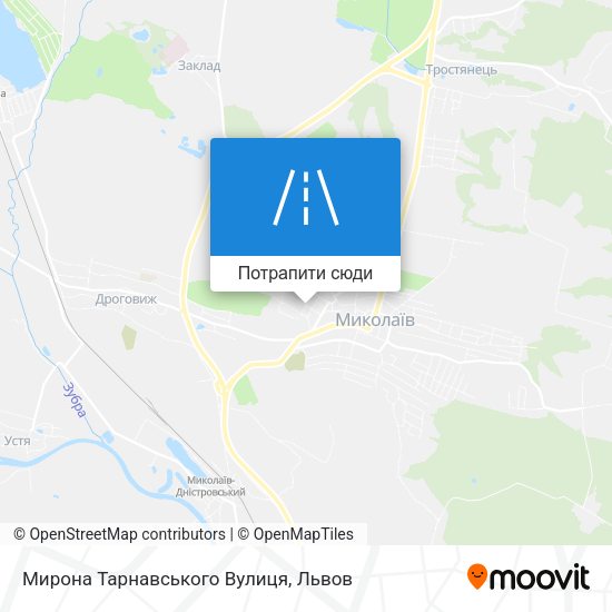 Карта Мирона Тарнавського Вулиця