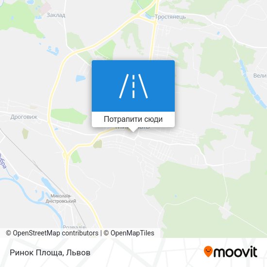 Карта Ринок Площа