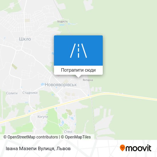 Карта Івана Мазепи Вулиця