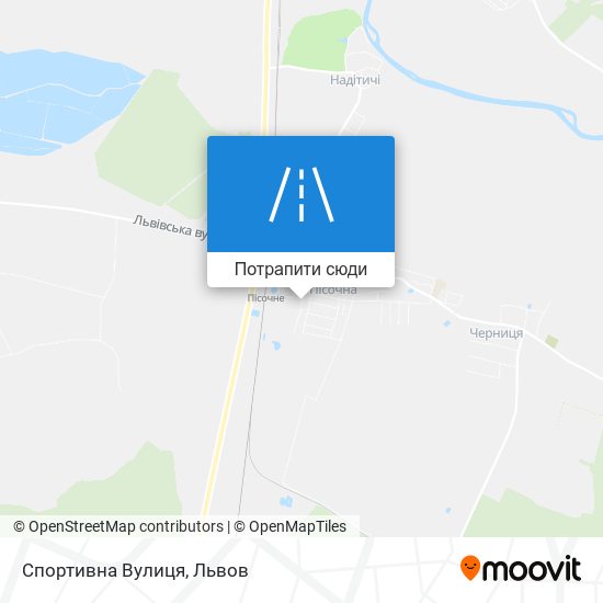Карта Спортивна Вулиця