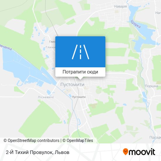 Карта 2-Й Тихий Провулок