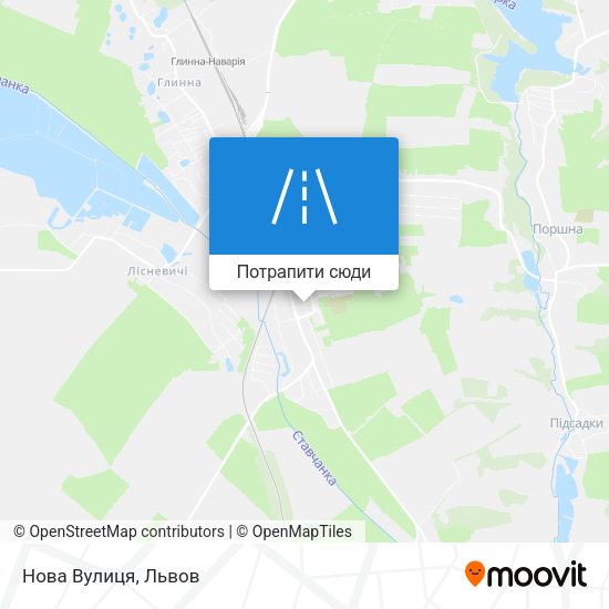Карта Нова Вулиця