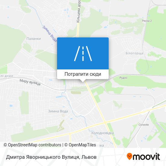 Карта Дмитра Яворницького Вулиця