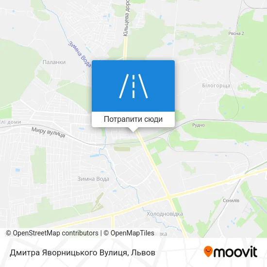 Карта Дмитра Яворницького Вулиця