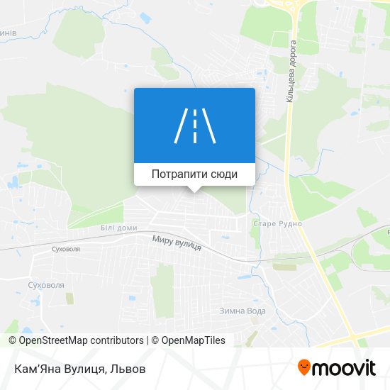 Карта Кам’Яна Вулиця