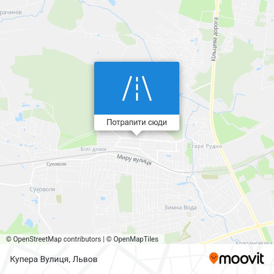 Карта Купера Вулиця