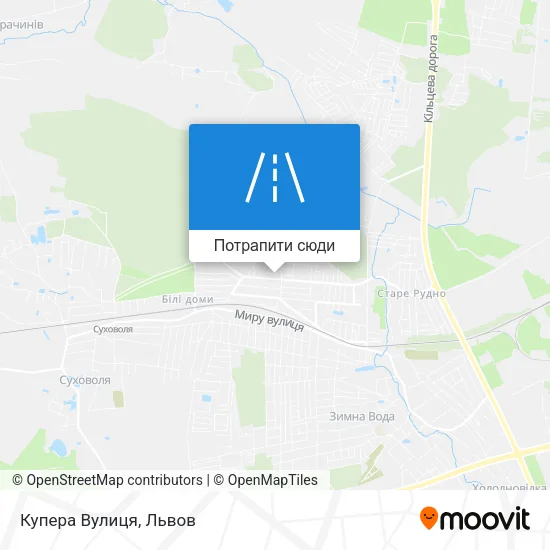 Карта Купера Вулиця