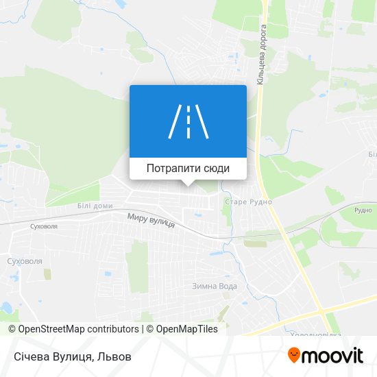 Карта Січева Вулиця