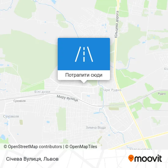 Карта Січева Вулиця