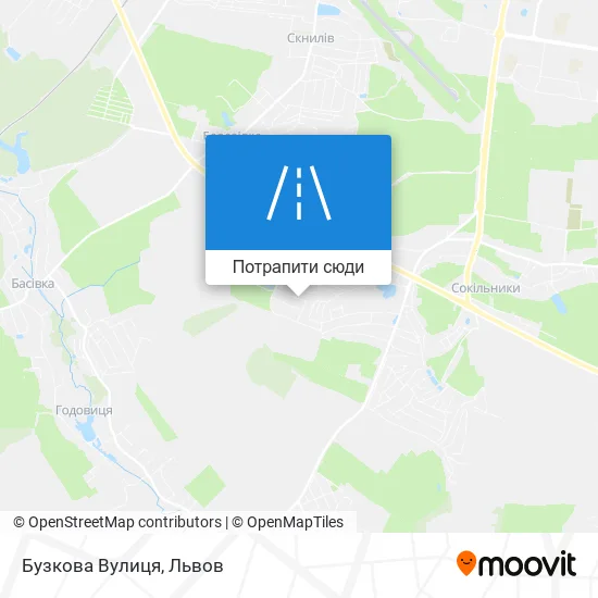 Карта Бузкова Вулиця
