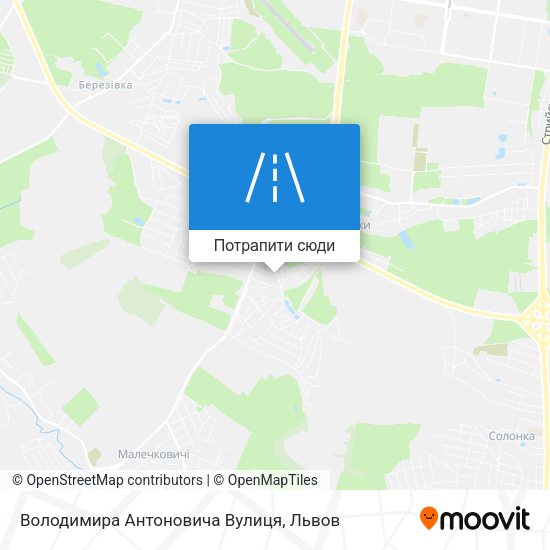 Карта Володимира Антоновича Вулиця