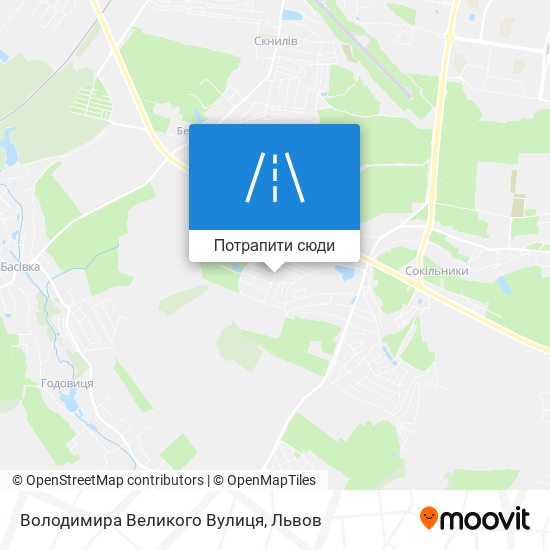Карта Володимира Великого Вулиця