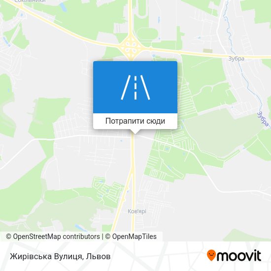 Карта Жирівська Вулиця
