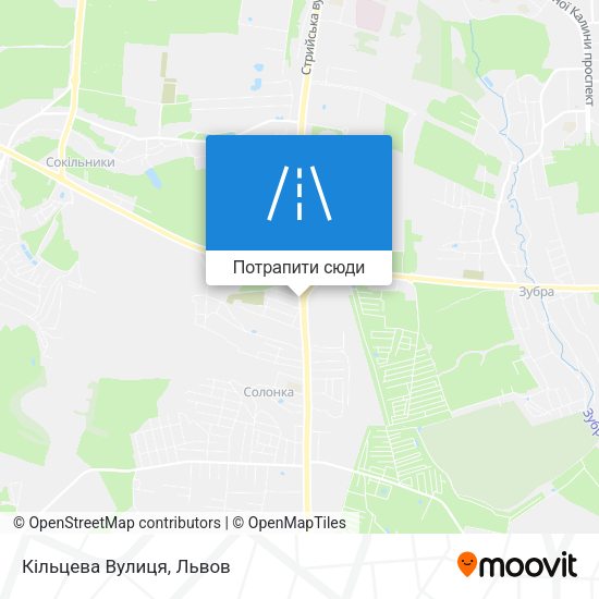 Карта Кільцева Вулиця