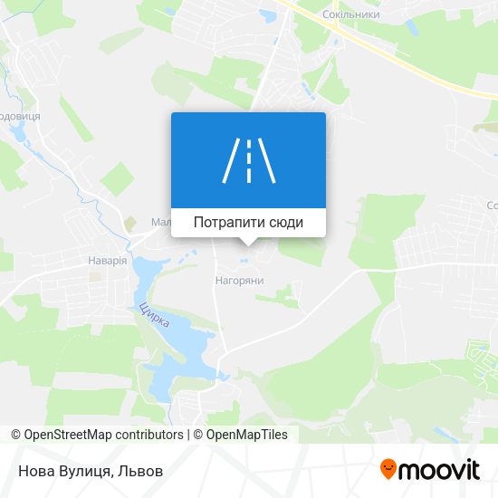 Карта Нова Вулиця