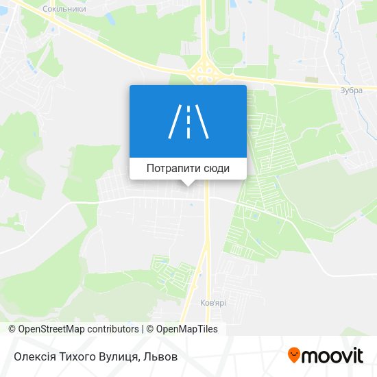 Карта Олексія Тихого Вулиця