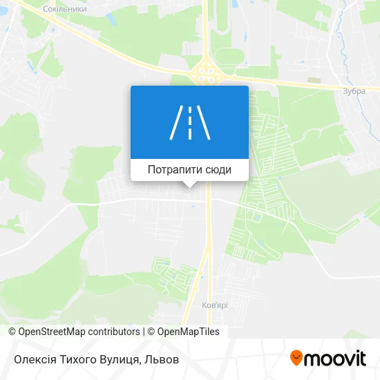 Карта Олексія Тихого Вулиця