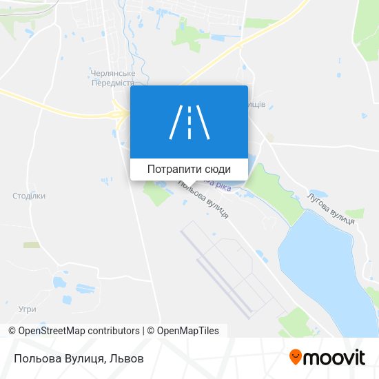 Карта Польова Вулиця