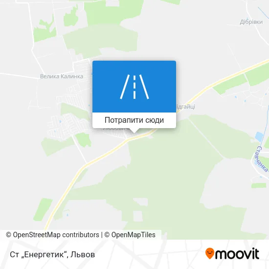 Карта Ст „Енергетик“