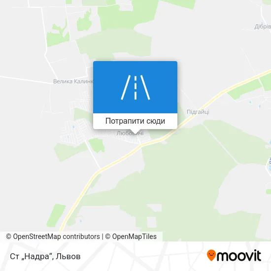 Карта Ст „Надра“