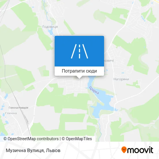 Карта Музична Вулиця