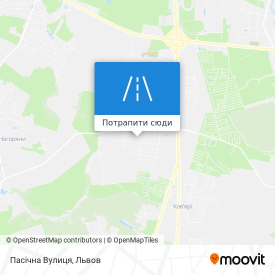 Карта Пасічна Вулиця