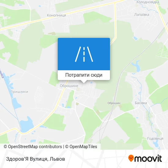 Карта Здоров’Я Вулиця