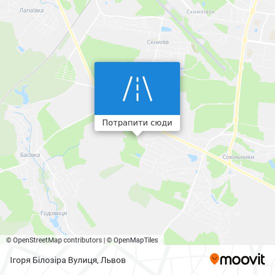 Карта Ігоря Білозіра Вулиця