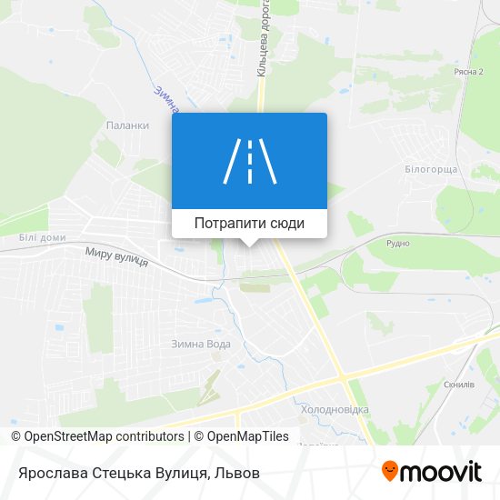 Карта Ярослава Стецька Вулиця