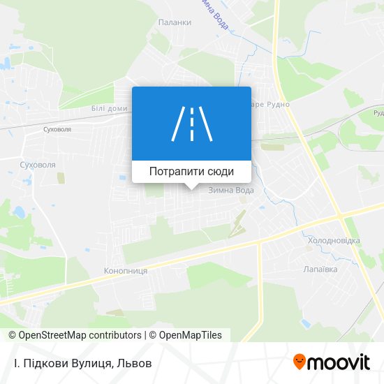 Карта І. Підкови Вулиця